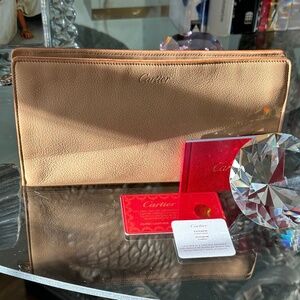 Cartier Leather Handbag Organizer AUTHENTIC
